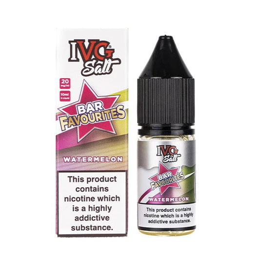 Watermelon Nic Salt by Bar Favourites IVG