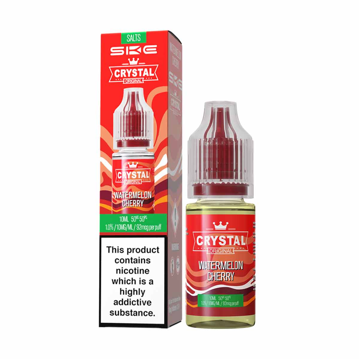 Watermelon Cherry Nic Salt E-Liquid by SKE Crystal